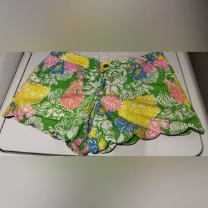 Lilly Pulitzer Vibrant Floral High Waist Shorts